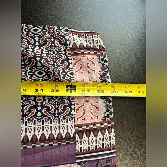 Sheer‎ Floral Patchwork One Size Open Front Kimono Topper Boho Festival Hippie - Picture 12 of 16